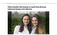  Češky hromadně mění korporát za vlastní firmy. Ženy jsou budoucnost byznysu, míní odbornice